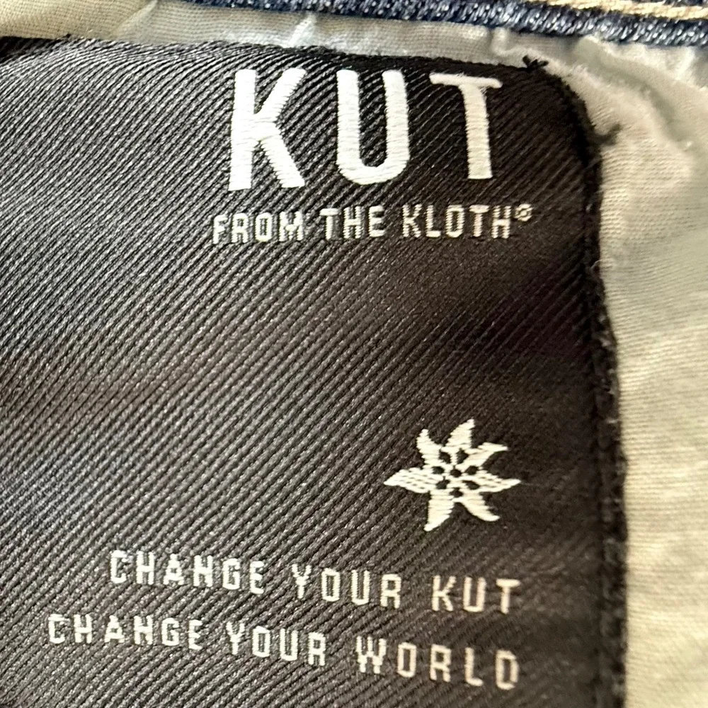 Kut from the Kloth Jeans Womens 16 Bootcut Stretch Denim Dark Wash 33